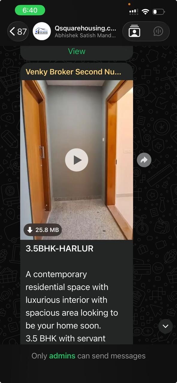HSR 2 BHK