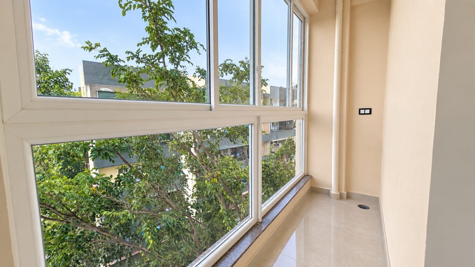 Semi Furnished 2 BHK with 2 Bathroom & 1 Balcony
